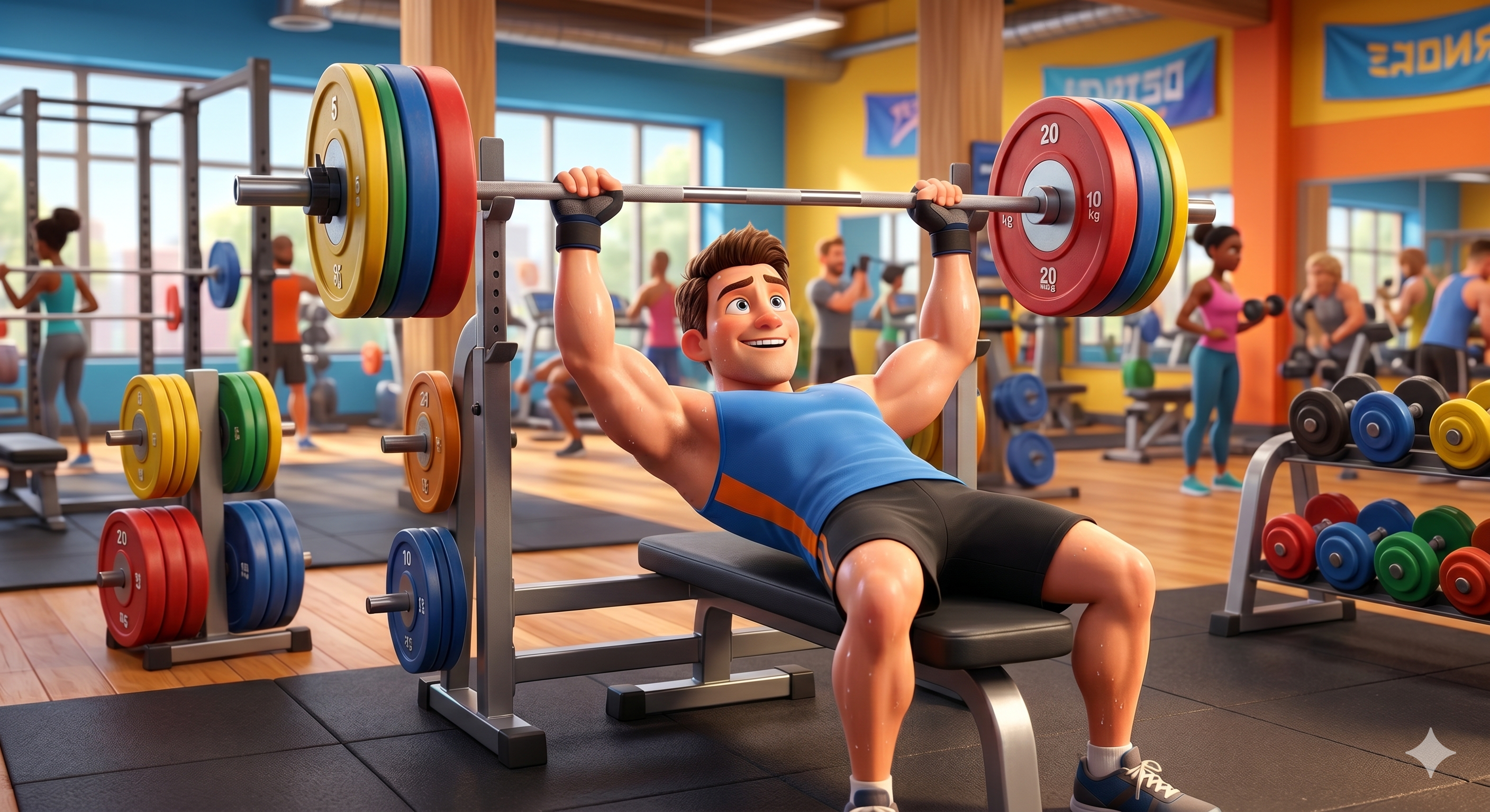 Barbell bench press