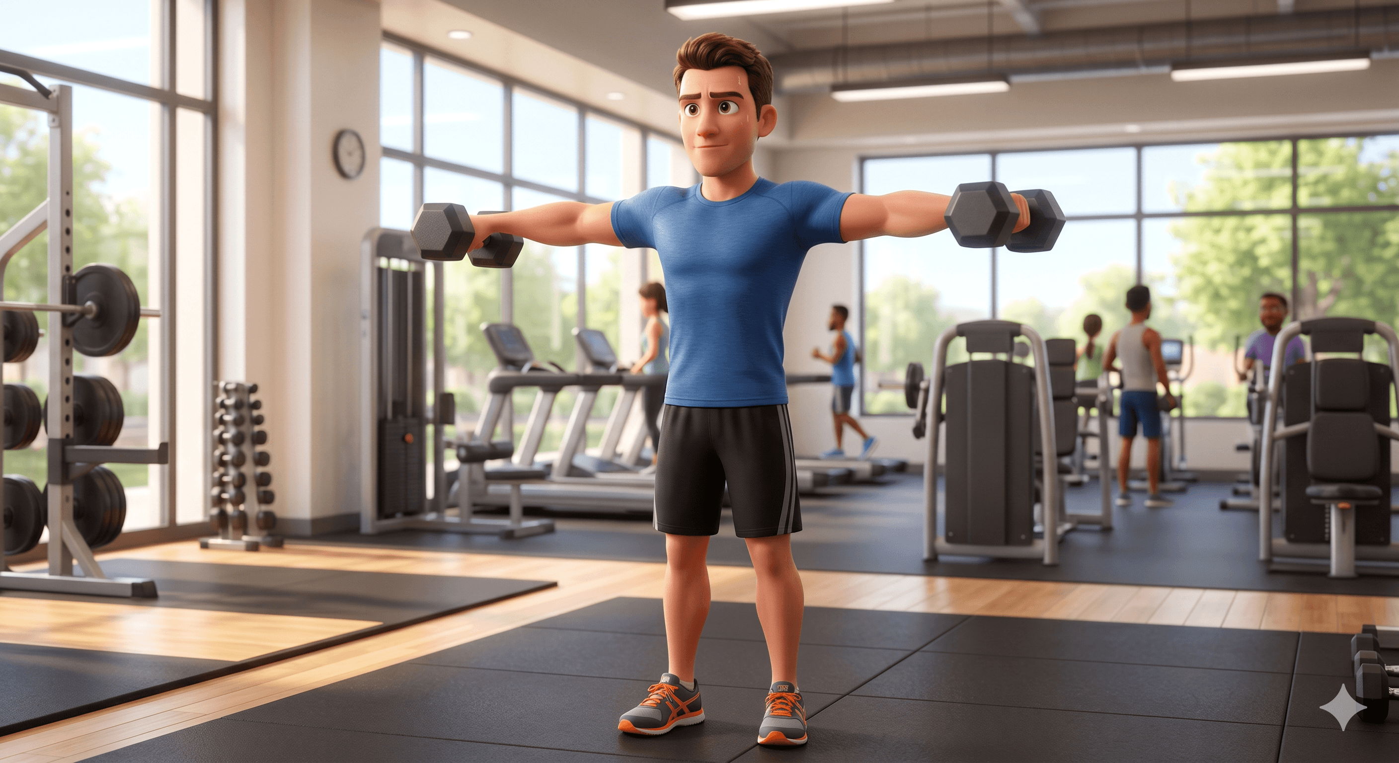 Dumbbell lateral raise